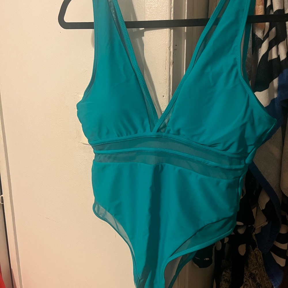 Teal One-Piece Swimsuit
